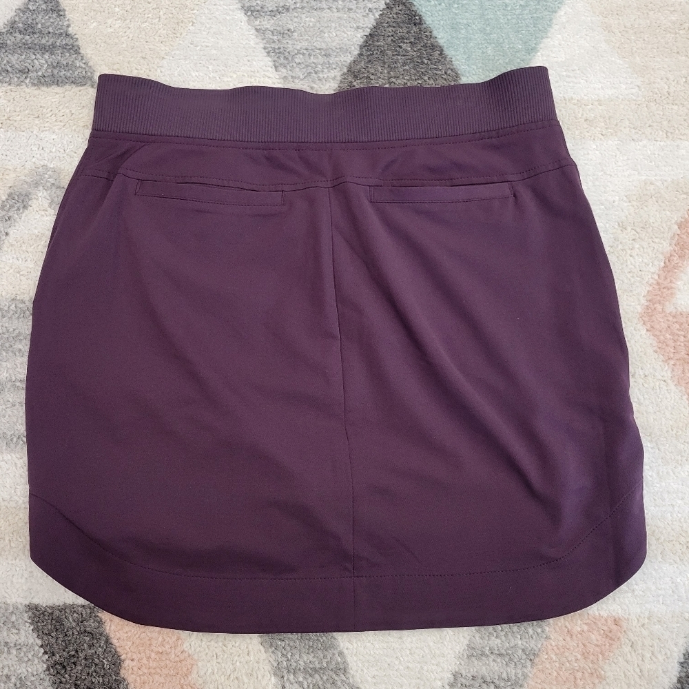 Athleta Midtown Skirt Athleisure Casual Pull On Elastic Waist Pockets - Picture 5 of 7